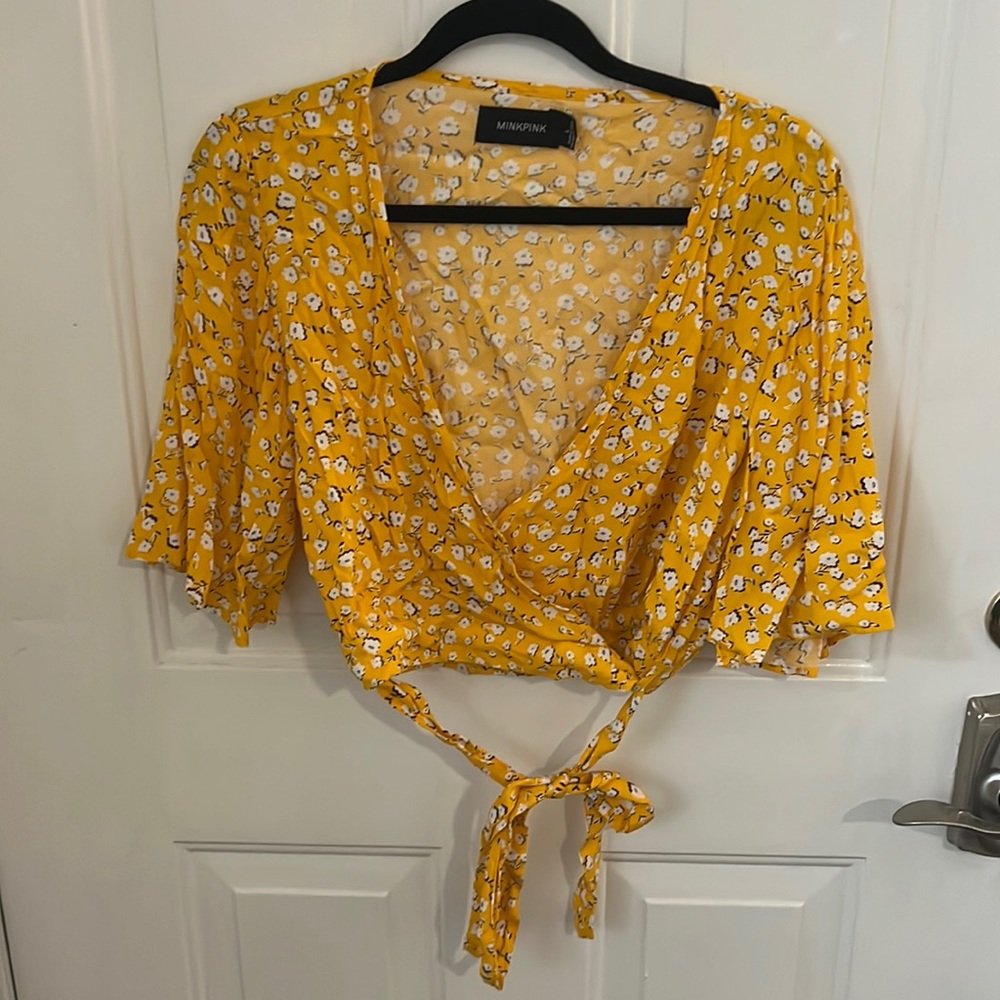 MinkPink Floral Top